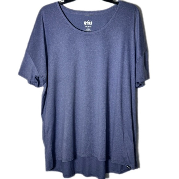 REI Women's Short Sleeve Tee - Blue - Picture 1 of 5